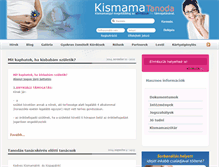 Tablet Screenshot of kismamatanoda.hu
